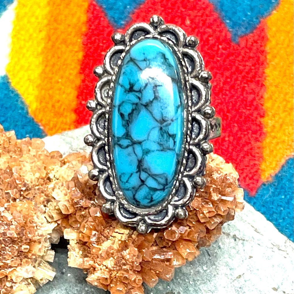 Vintage Turquoise Inspired Ring